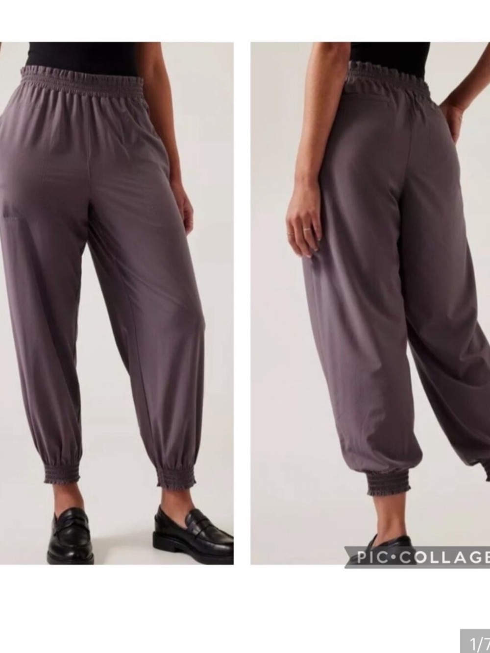 EUC Athleta Dusk Violet Savannah Jogger Lifestyle Travel Work Pant #798621